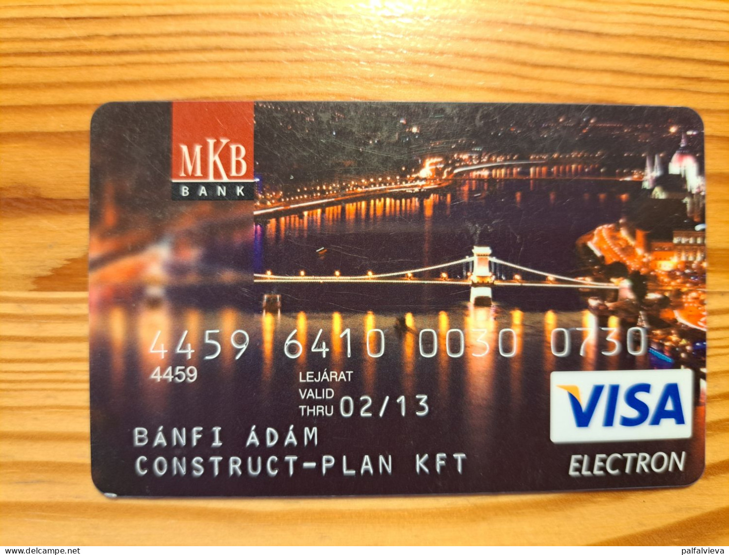 MKB Credit Card Hungary - Budapest - Tarjetas De Crédito (caducidad Min 10 Años)