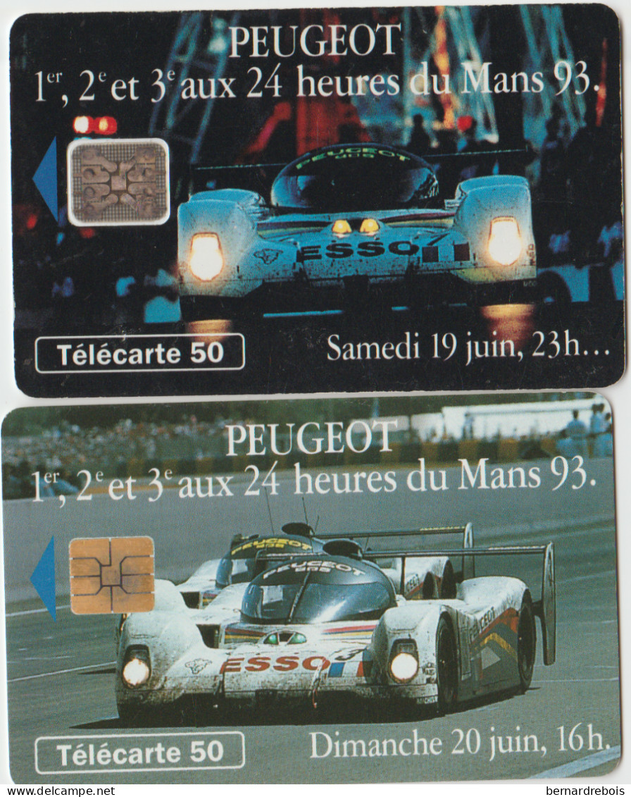 TC23 - 2 CARTES A PUCE PEUGEOT SERIE 2, Pour 1 € - Otros - Asia