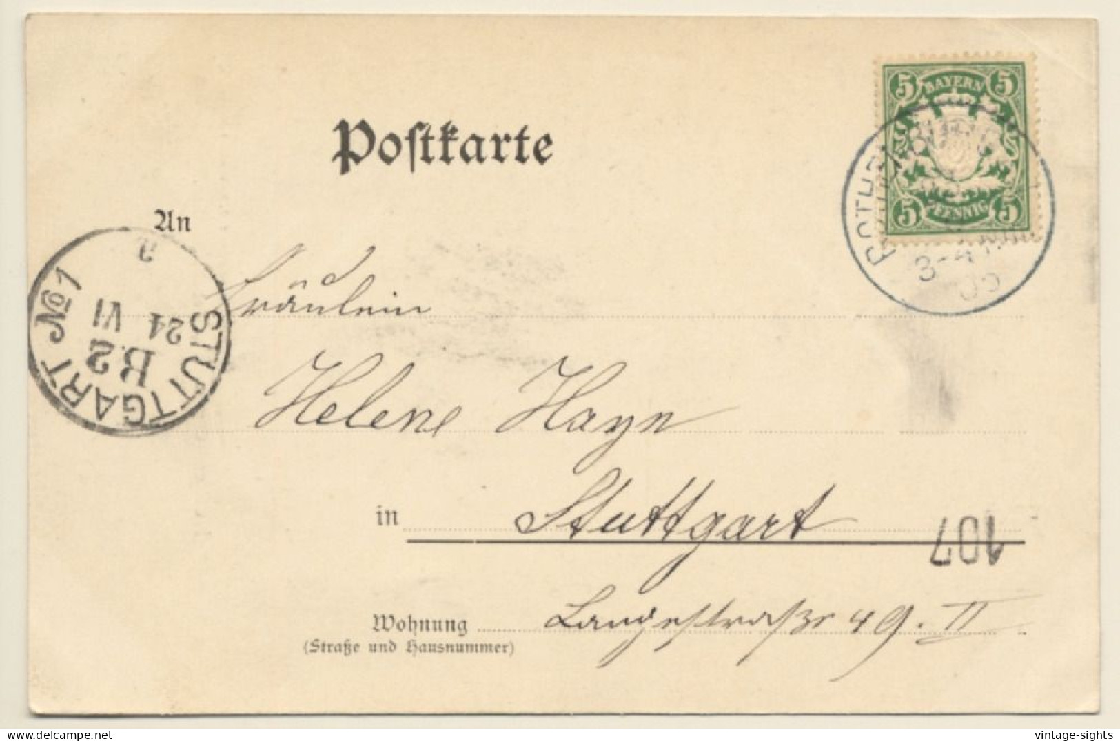 Rothenburg O.T. / Germany: Kobollzellerthor (Vintage PC 1905) - Rothenburg O. D. Tauber