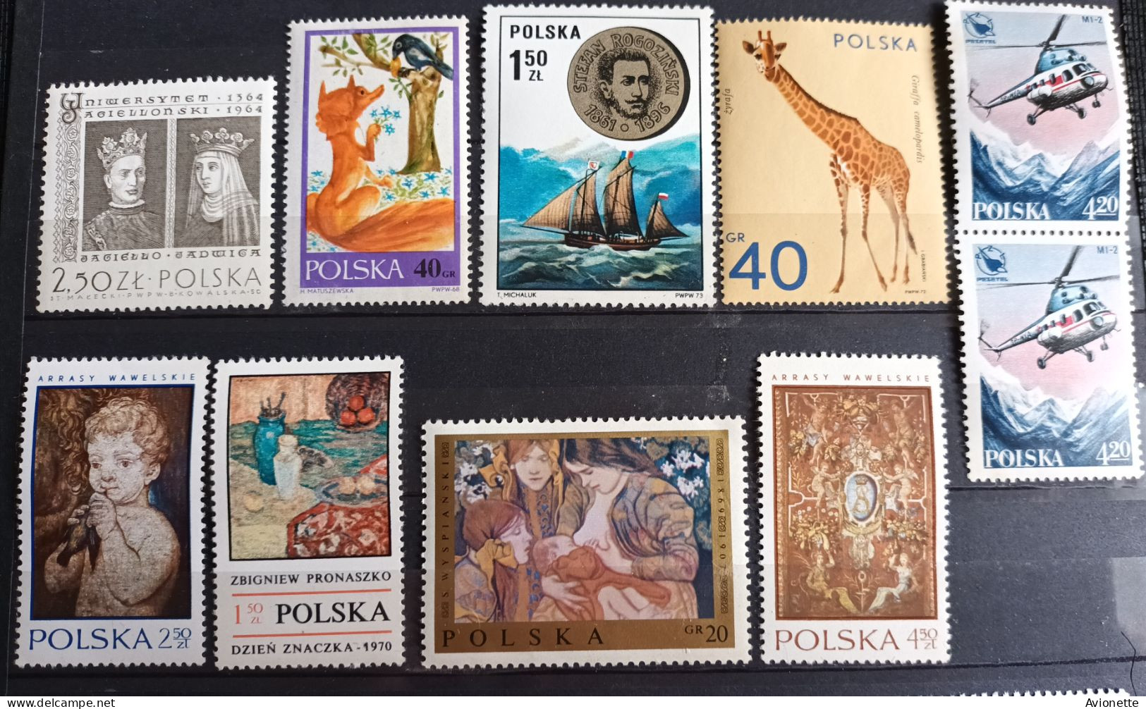 Polska Années 60/70 (42 timbres neufs)