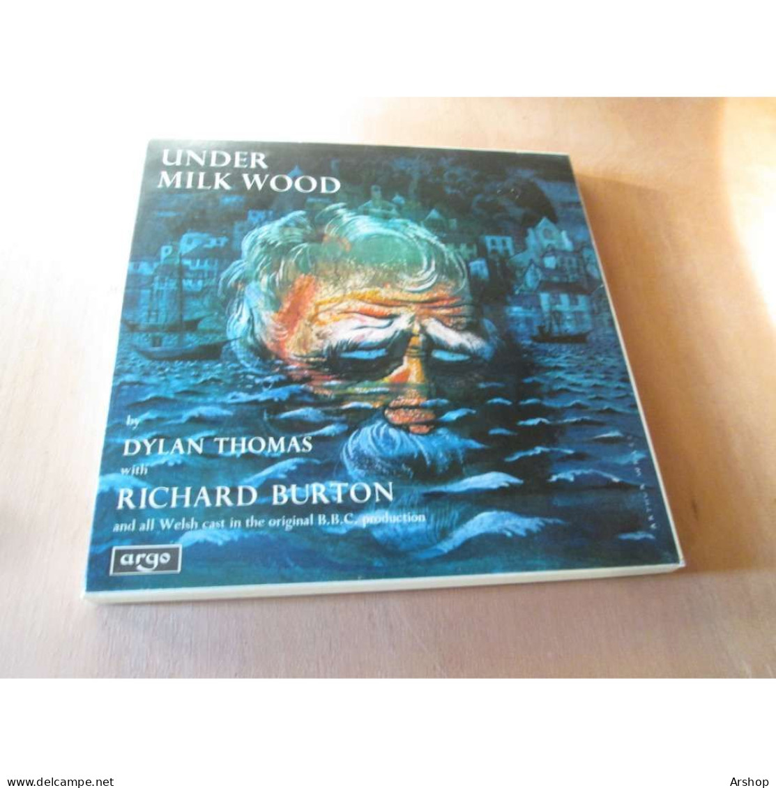 DYLAN THOMAS WITH RICHARD BURTON Under Milk Wood - COFFRET 2 Disques + Livret ARGO UK SW 501/2 - Classica