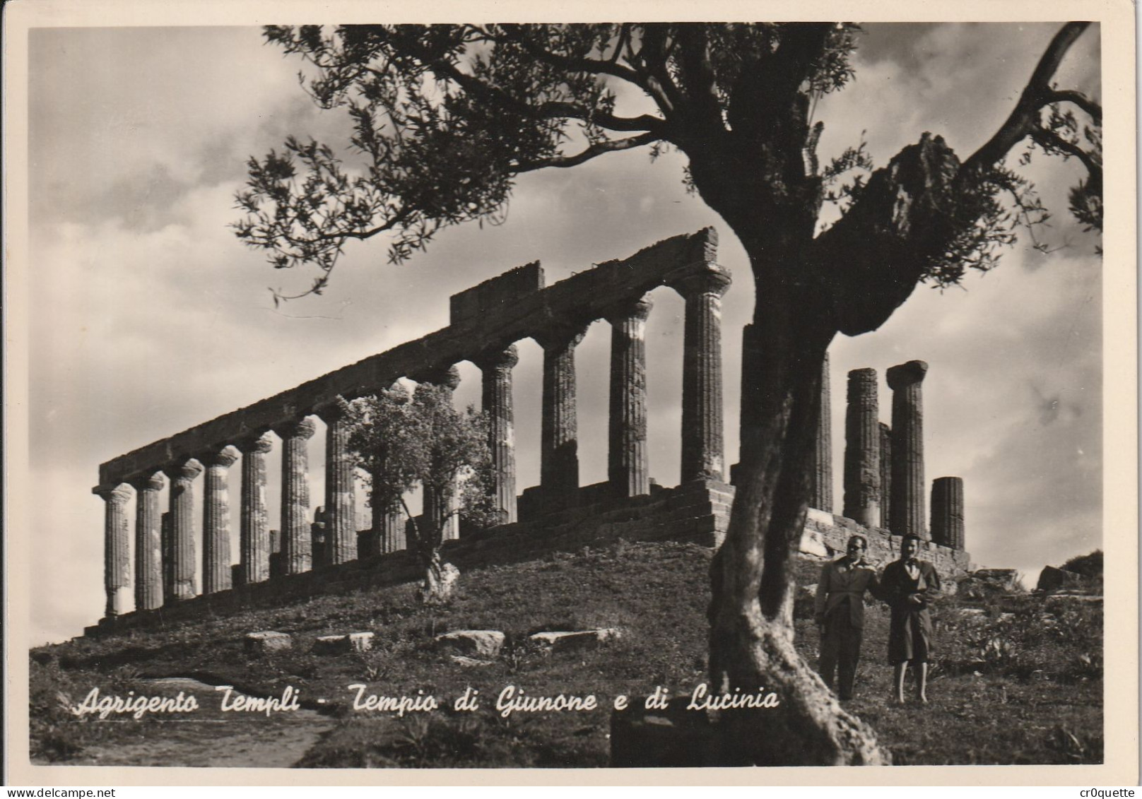 # ITALIE - SICILE - AGRIGENTO / TEMPLES En 5 CARTES POSTALES De 1951 à 1953 - Agrigento