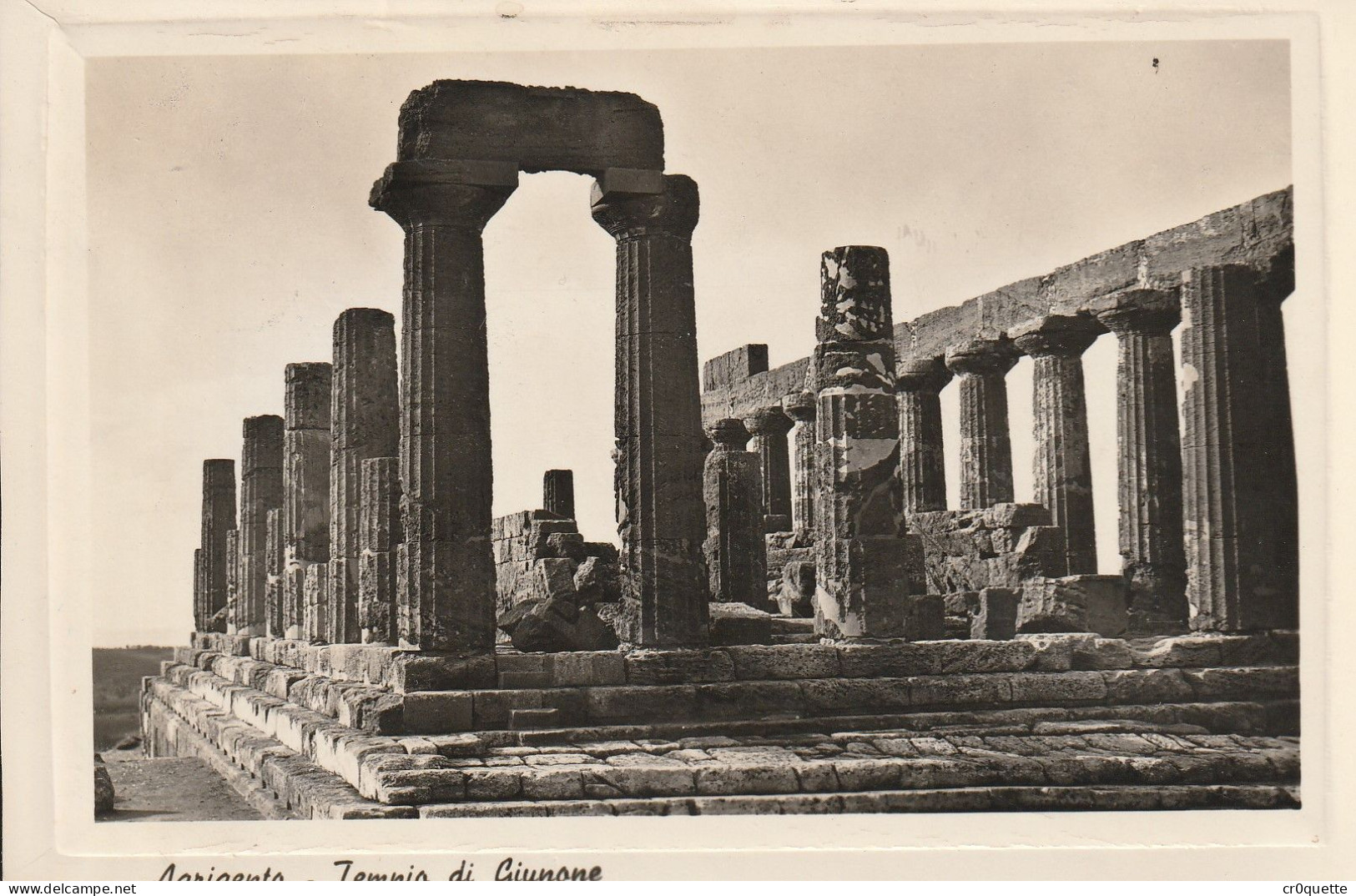 # ITALIE - SICILE - AGRIGENTO / TEMPLES En 5 CARTES POSTALES De 1951 à 1953 - Agrigento