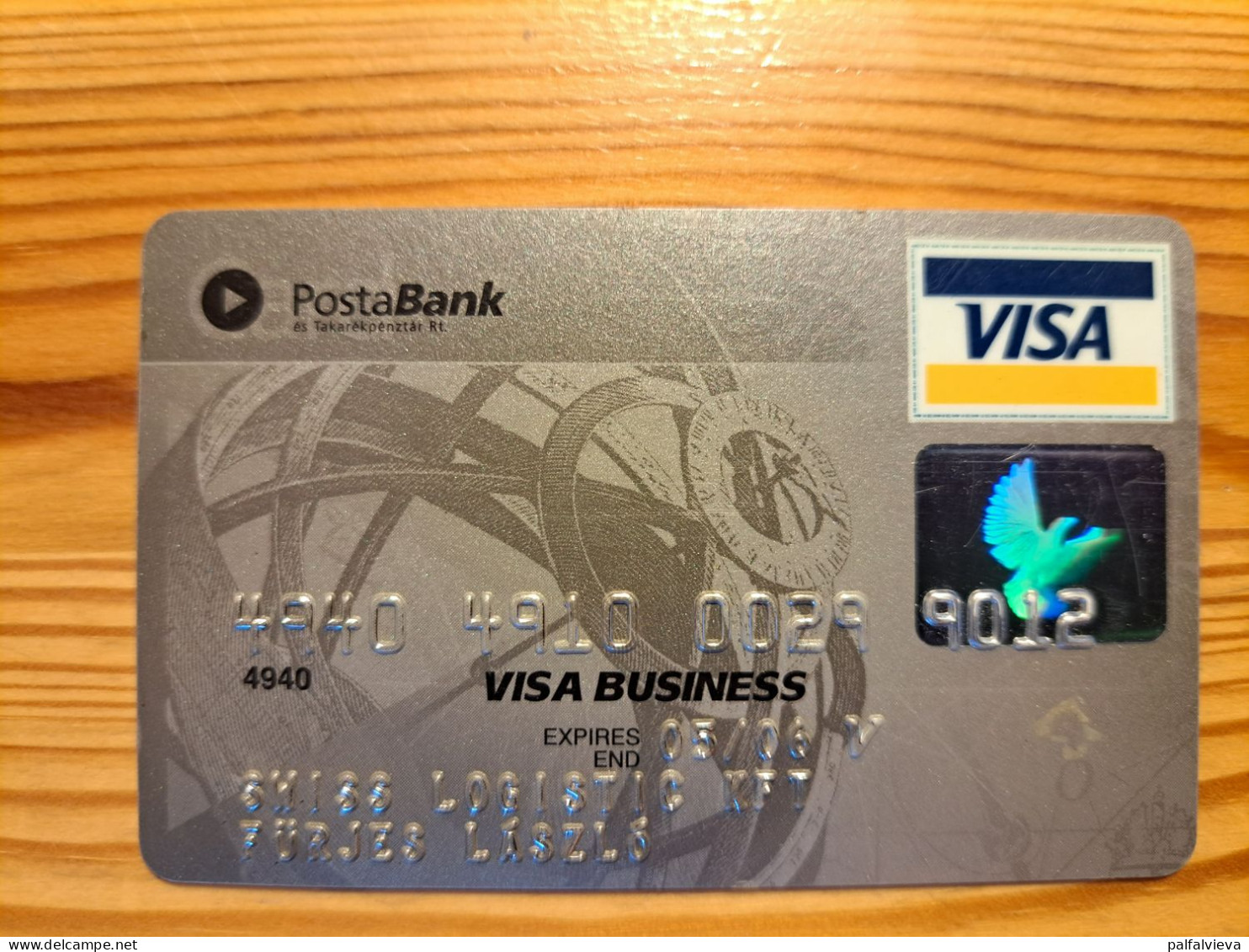 Posta Bank Credit Card Hungary - Cartes De Crédit (expiration Min. 10 Ans)