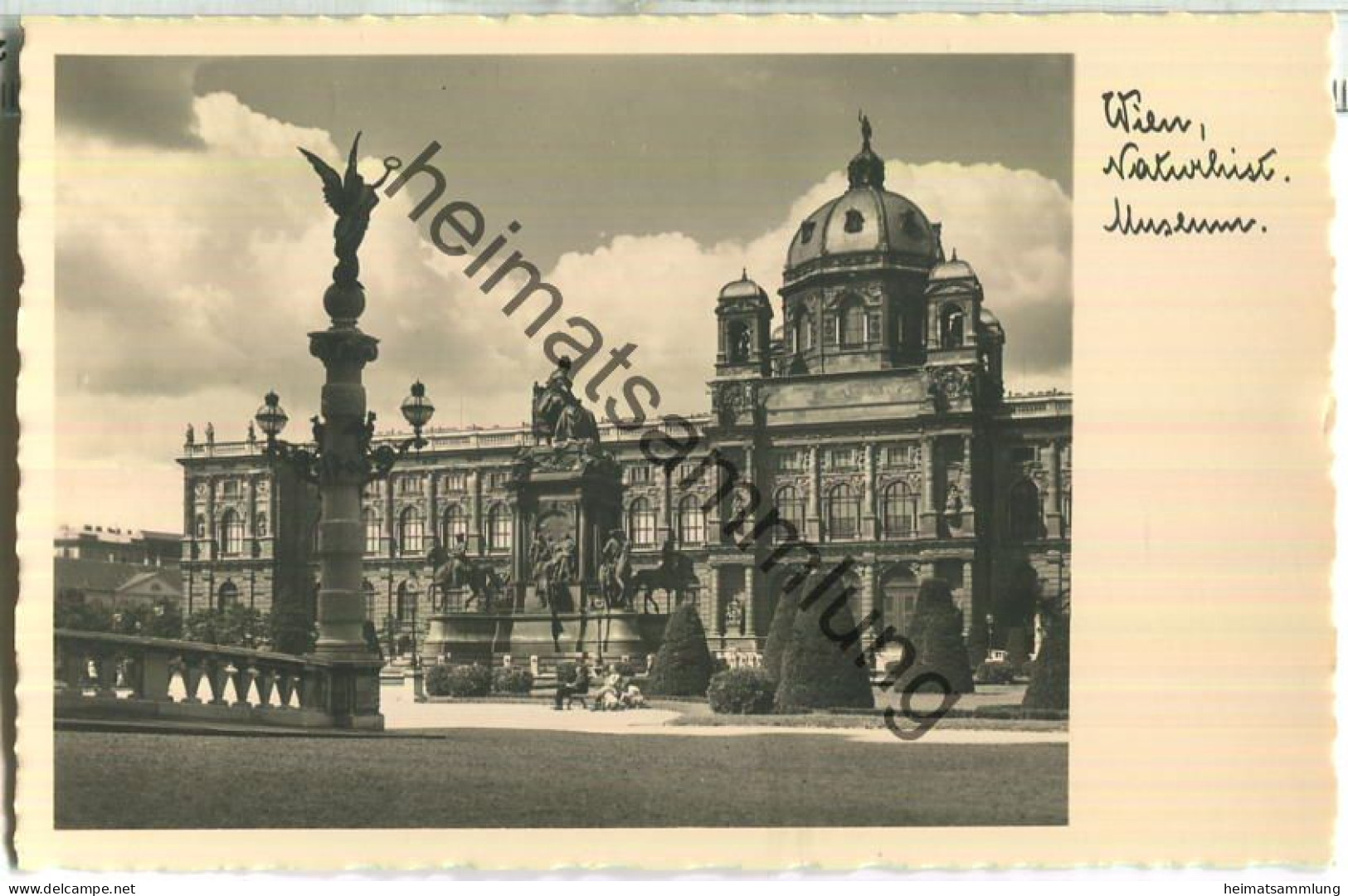 Wien - Naturhistorisches Museum - Foto-Ansichtskarte - Verlag Postkarten Industrie AG Wien - Musea