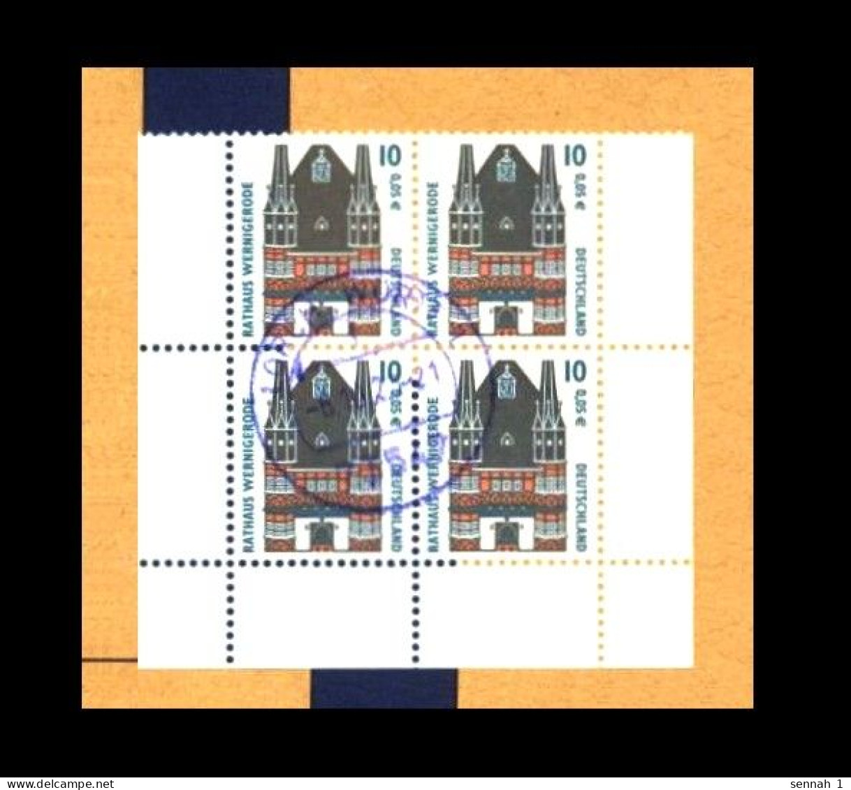 Bund / Germany: 'Sehenswürdigkeiten – Rathaus Wernigerode, 2000' / 'Town Hall', Mi. 2139A; Yv. 1972; Sc. 1838 Oo - Gebruikt