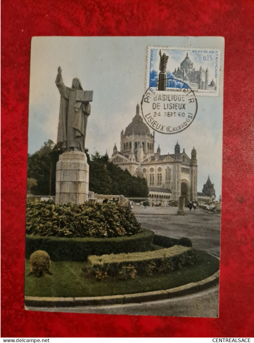 Carte 1960 MAXI   BASILIQUE DE LISIEUX - Non Classés