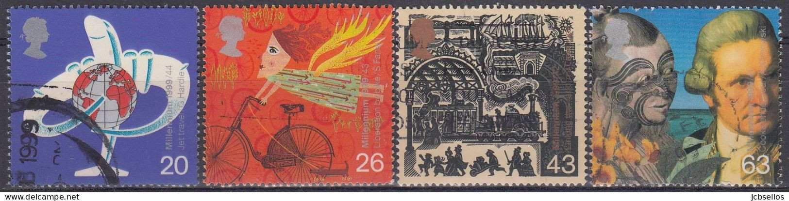 GRAN BRETAÑA 1999 Nº 2070/2073 USADO - Used Stamps