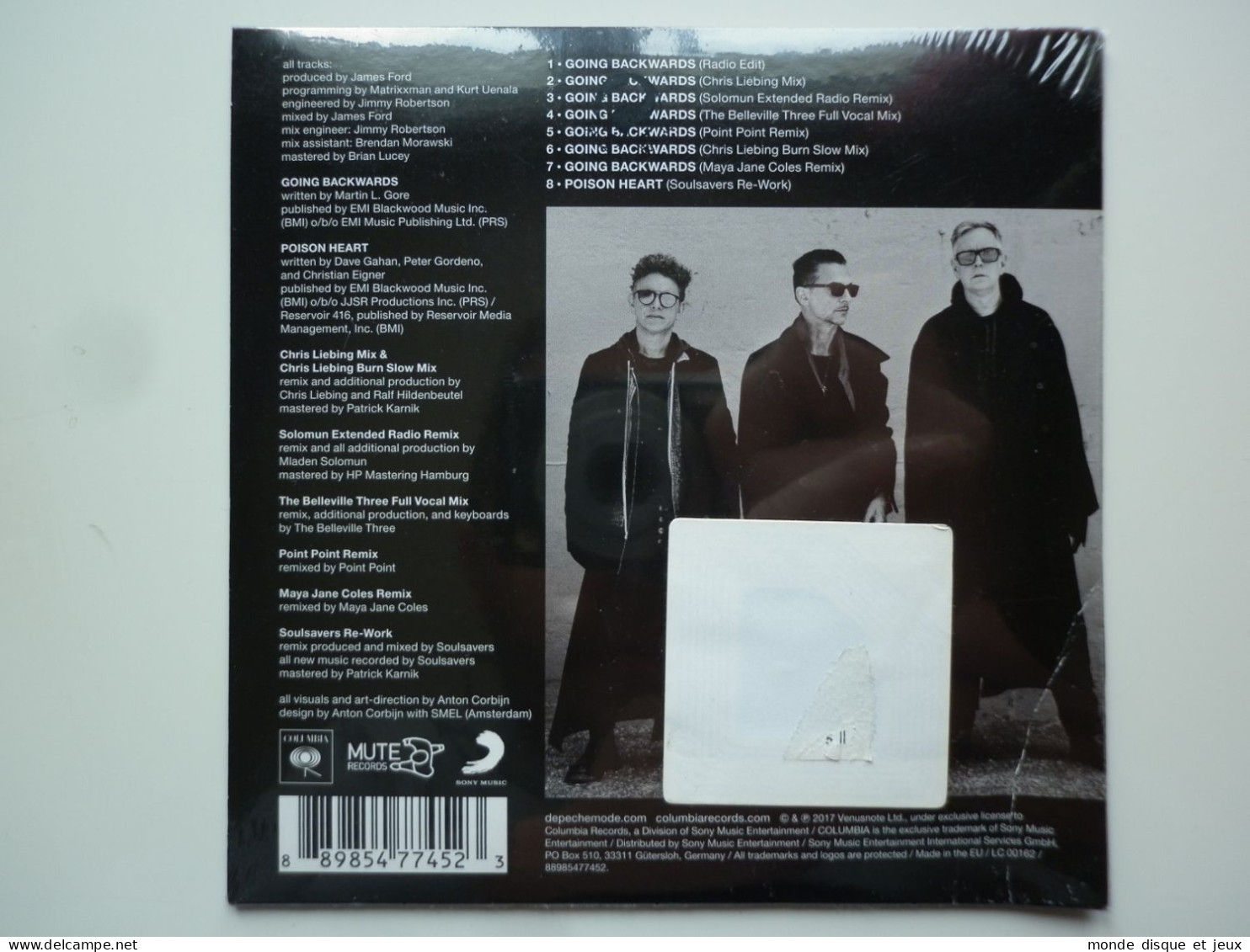 Depeche Mode Cd Single Going Backwards [Remixes] - Autres - Musique Française