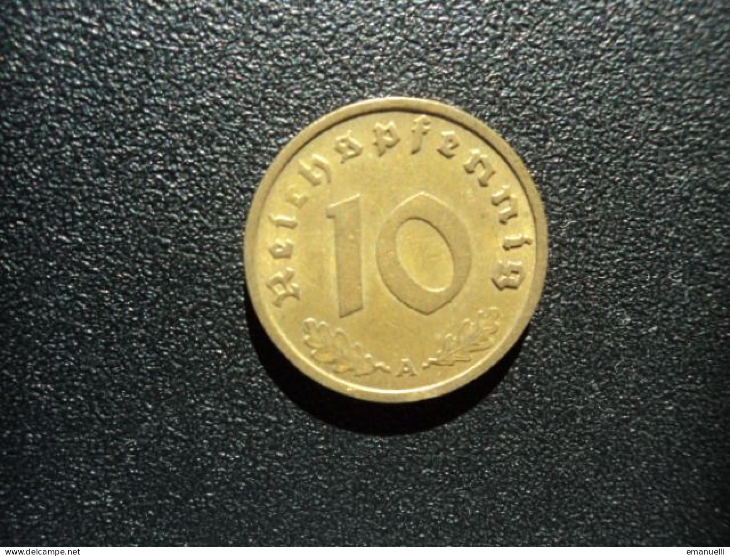 ALLEMAGNE : 10 REICHSPFENNIG   1937 A    KM 92      TTB+ - 10 Reichspfennig