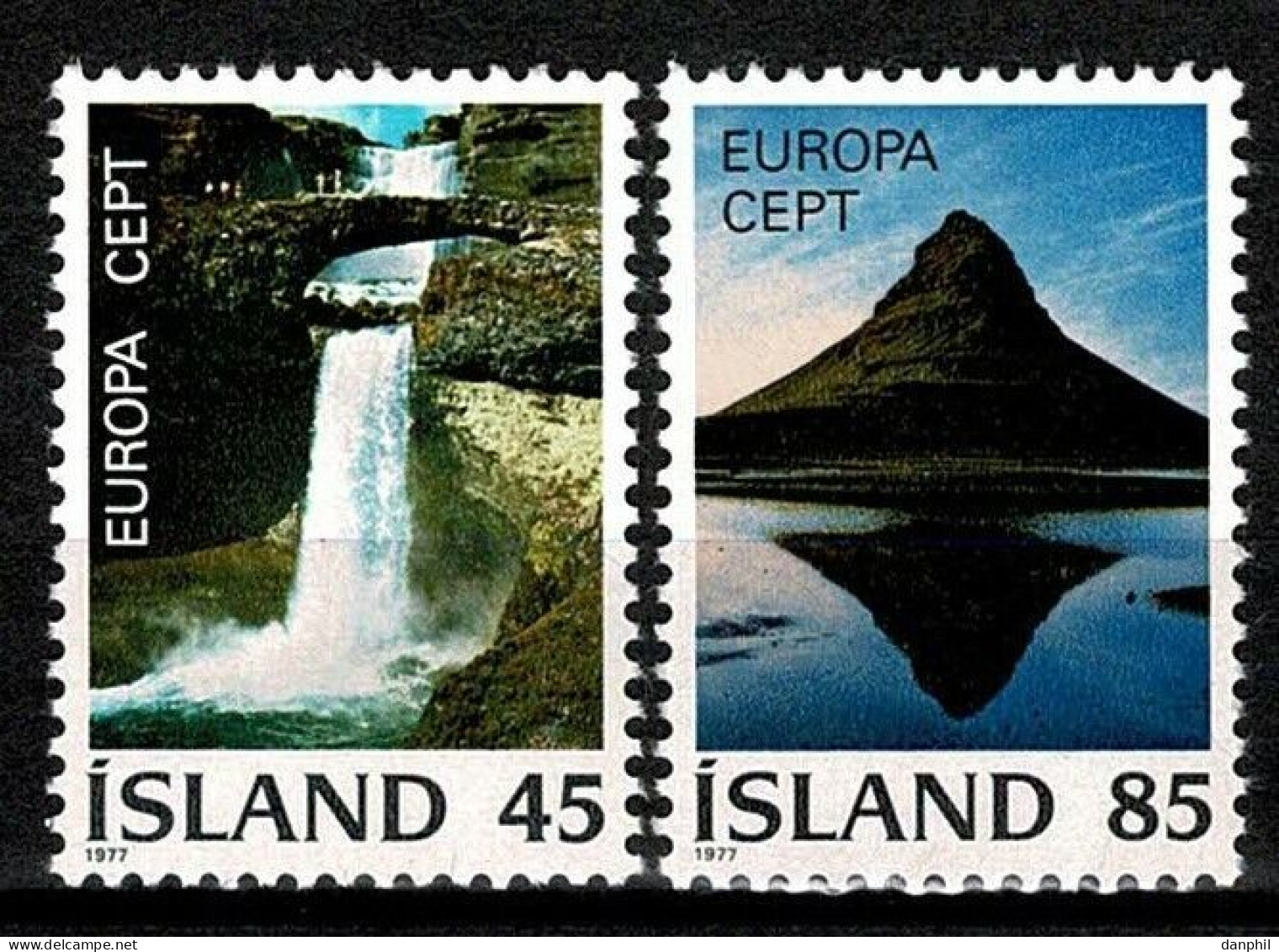 Iceland 1977 Europa CEPT (**)  Mi 522-23 - €2,-; Y&T 475-76 - €4,50 - 1977