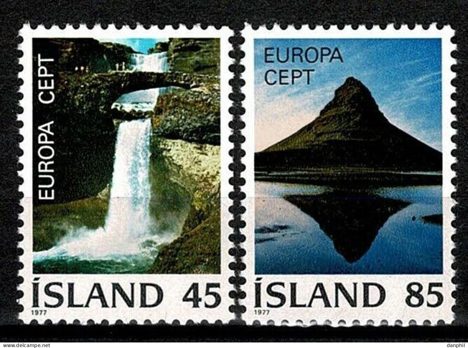 Iceland 1977 Europa CEPT (**)  Mi 522-23 - €2,-; Y&T 475-76 - €4,50 - Ongebruikt