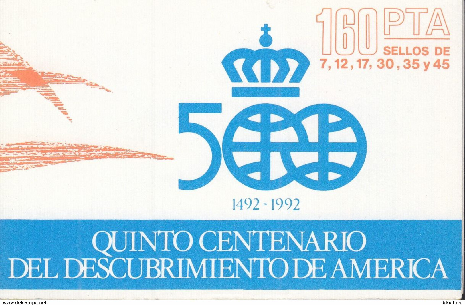 SPANIEN Markenheftchen 2, Postfrisch **, 500. Jahrestag Der Entdeckung Von Amerika (1992), 1986 - Blocs & Hojas