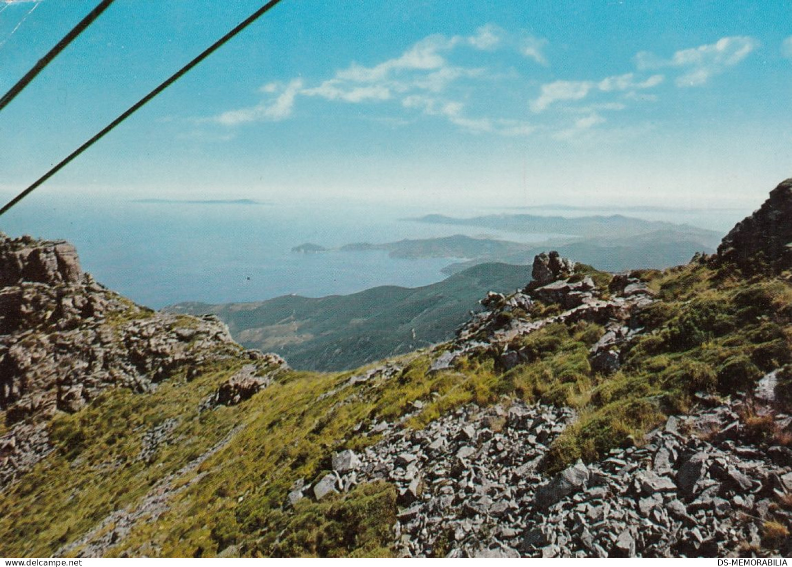 Isola D'Elba - Panorama Da Marciana 1969 - Livorno