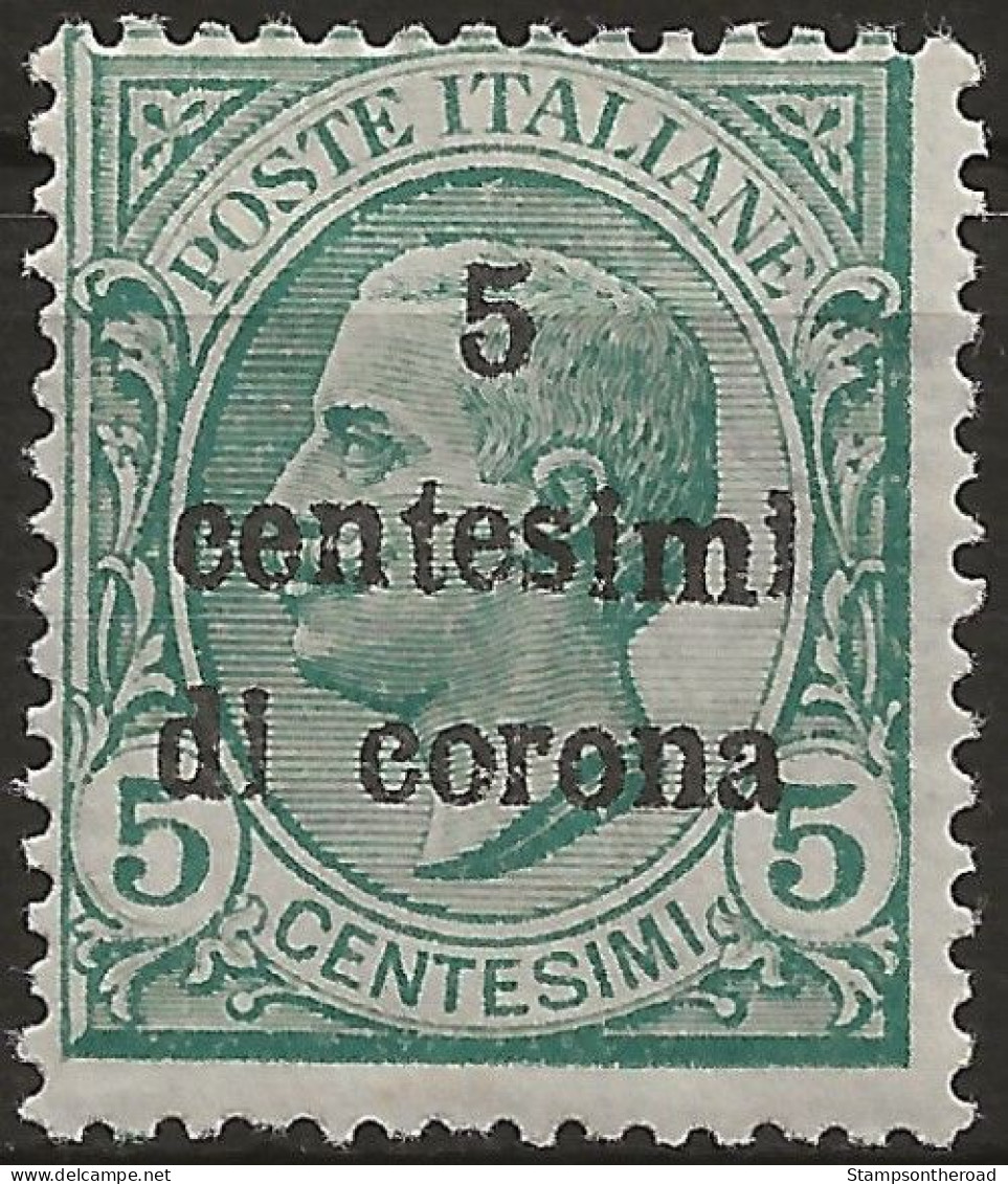 TRTT3NB,1919 Terre Redente - Trento E Trieste, Sassone Nr. 3, Francobollo Nuovo Senza Linguella **/ - Trento & Trieste