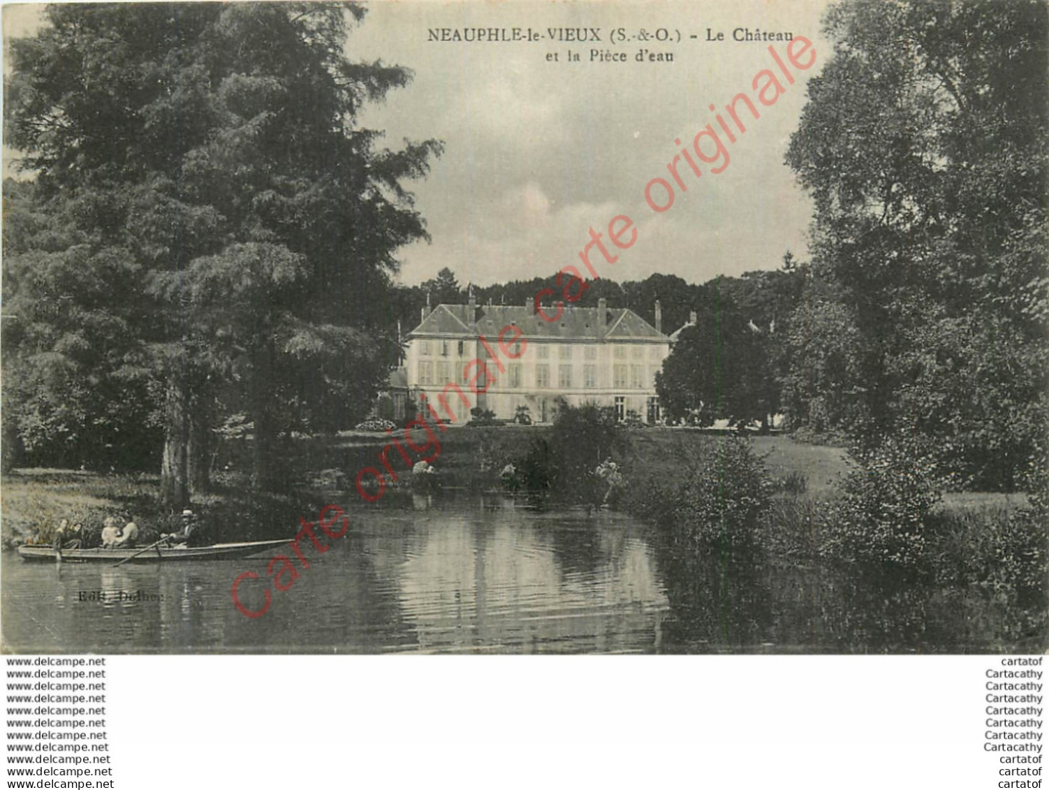 78.  NEAUPHLE LE VIEUX .  Le Château Et Le Pièce D'eau . - Neauphle Le Chateau