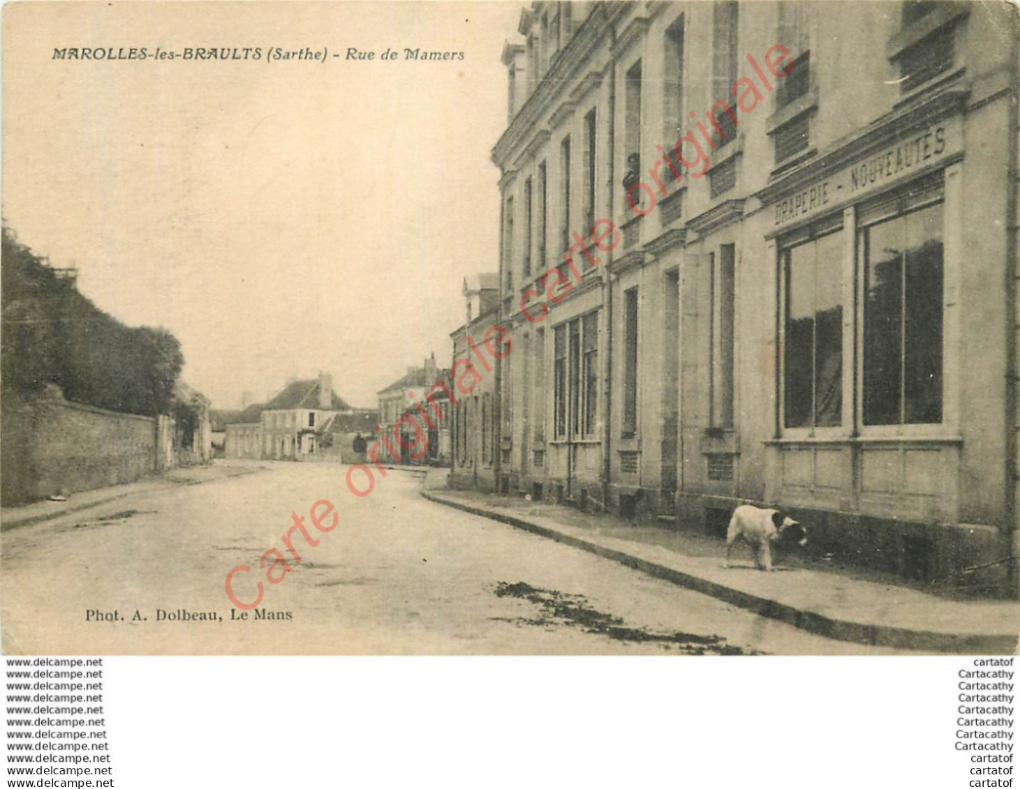 72.  MAROLLES Les BRAULTS .  Rue De Mamers . - Marolles