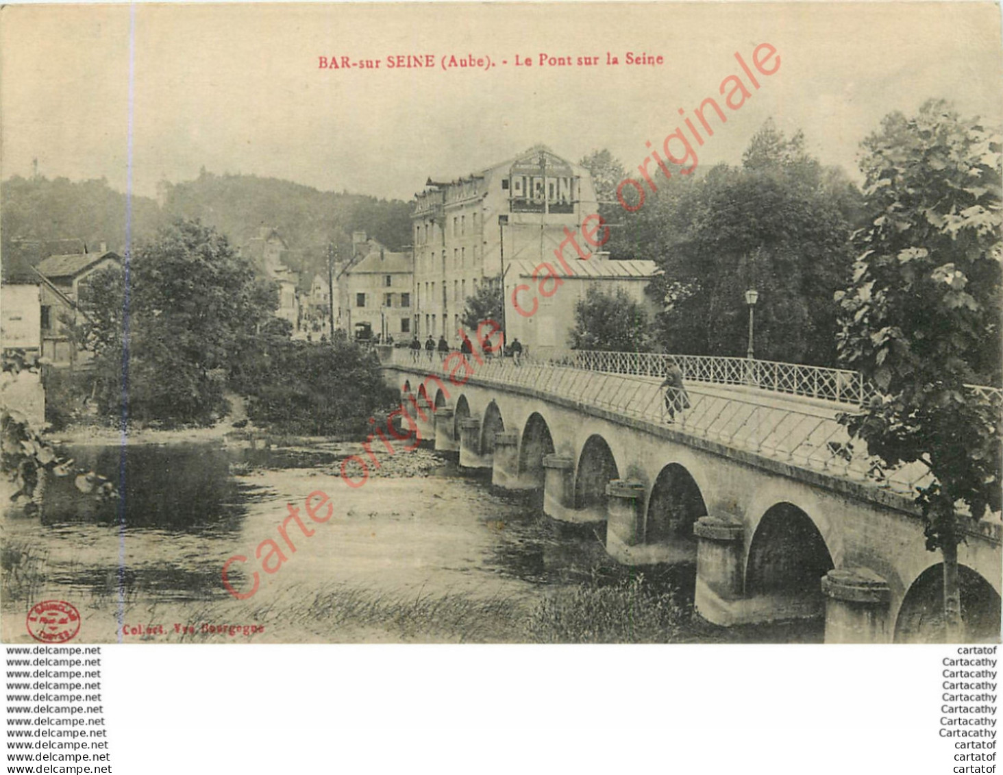 10.  BAR SUR SEINE .  Le POnt Sur La Seine . - Bar-sur-Seine