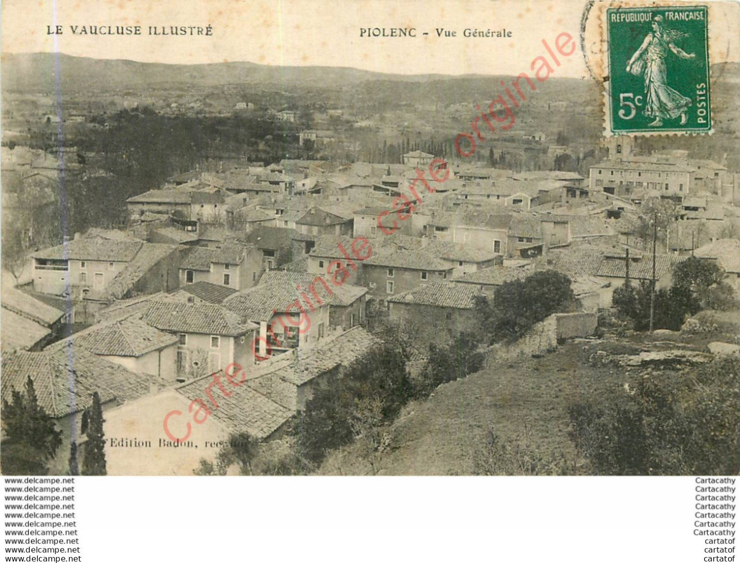 84.  PIOLENC .  Vue Générale . - Piolenc