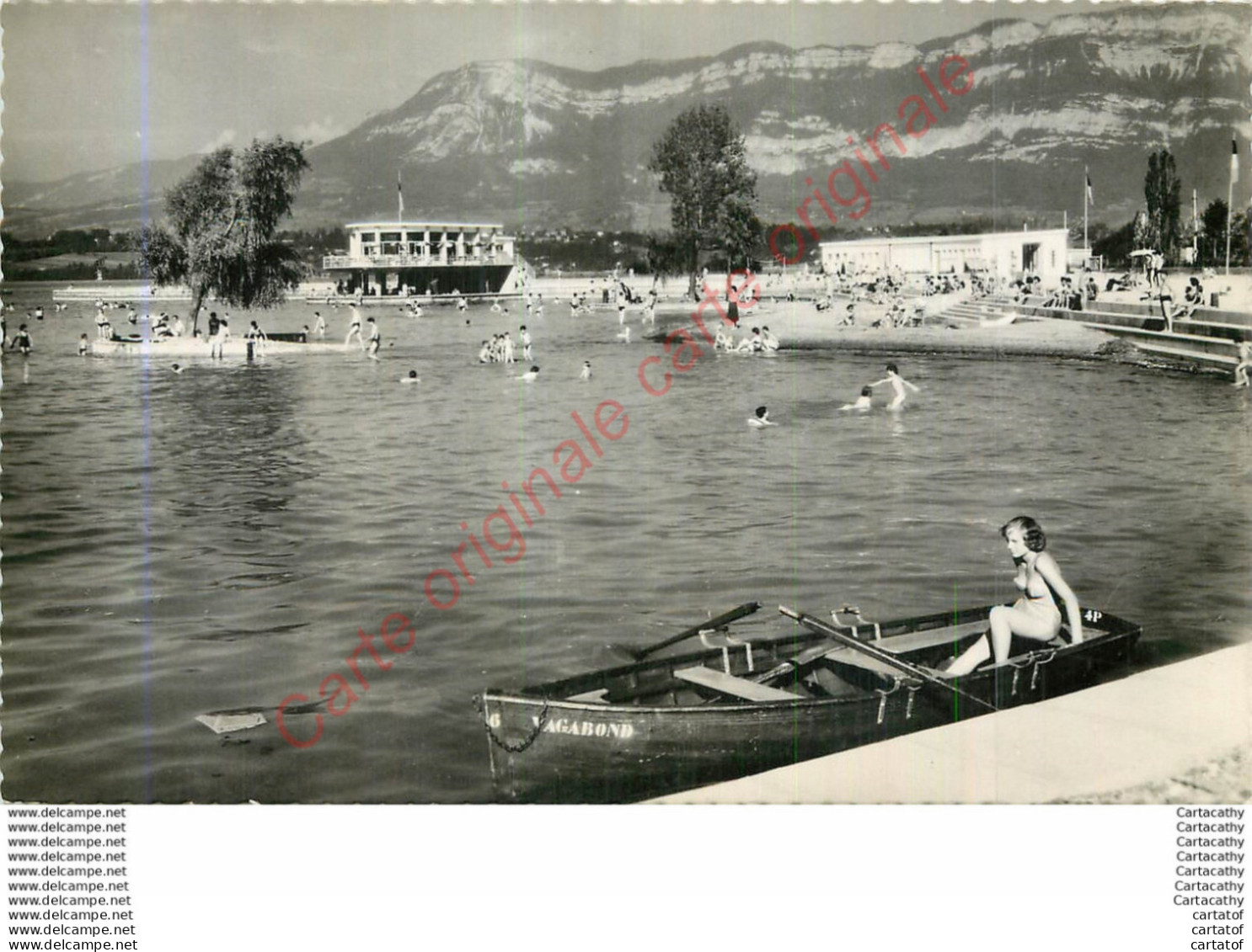 73.  LE BOURGET DU LAC .  La Plage . - Le Bourget Du Lac