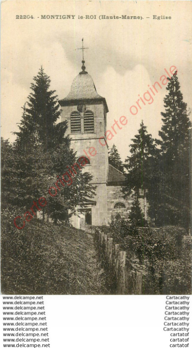 52.  MONTIGNY LE ROI . Eglise . - Montigny Le Roi