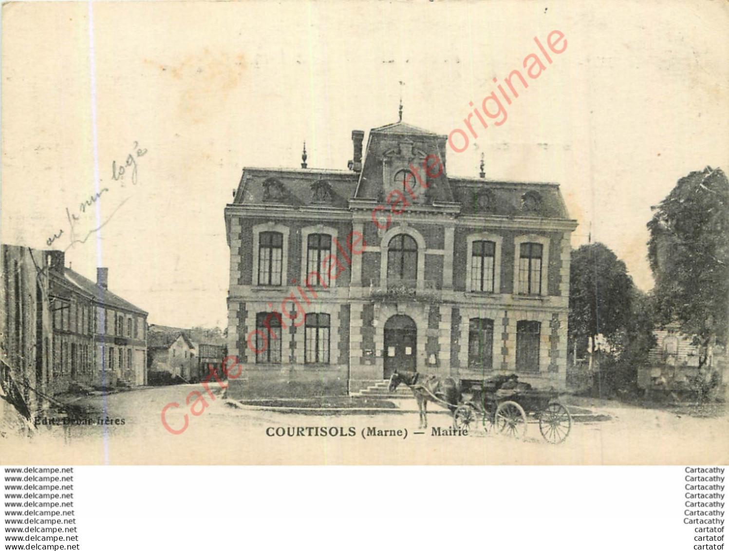 51.  COURTISOLS .  Mairie . - Courtisols