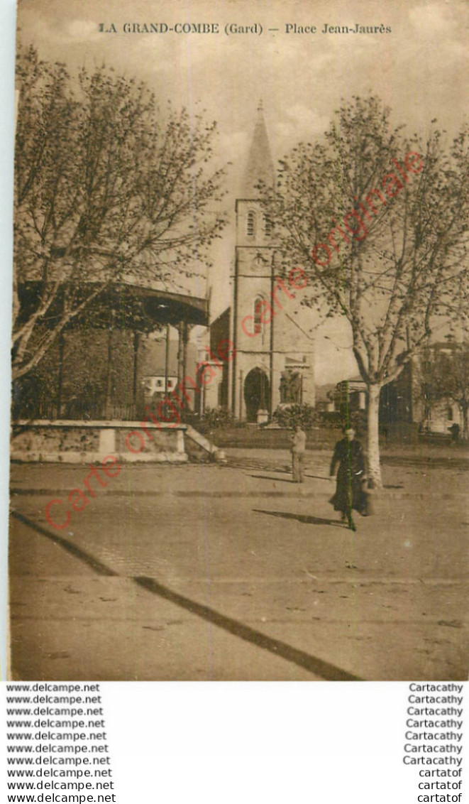 30.  LA GRAND COMBE . Place Jean Jaurès . - La Grand-Combe