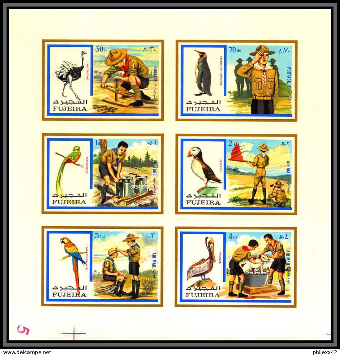 234 - Fujeira MNH ** Mi N° 999/1004 - 1012/1017 - 896/901 A/B + Blocs Scout Scouting - Jamboree Perf Imperf - Neufs