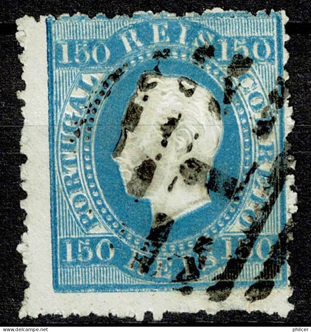 Portugal, 1870/6, # 45 Dent. 12 3/4, Reprint, Com Certificado, Used - Used Stamps