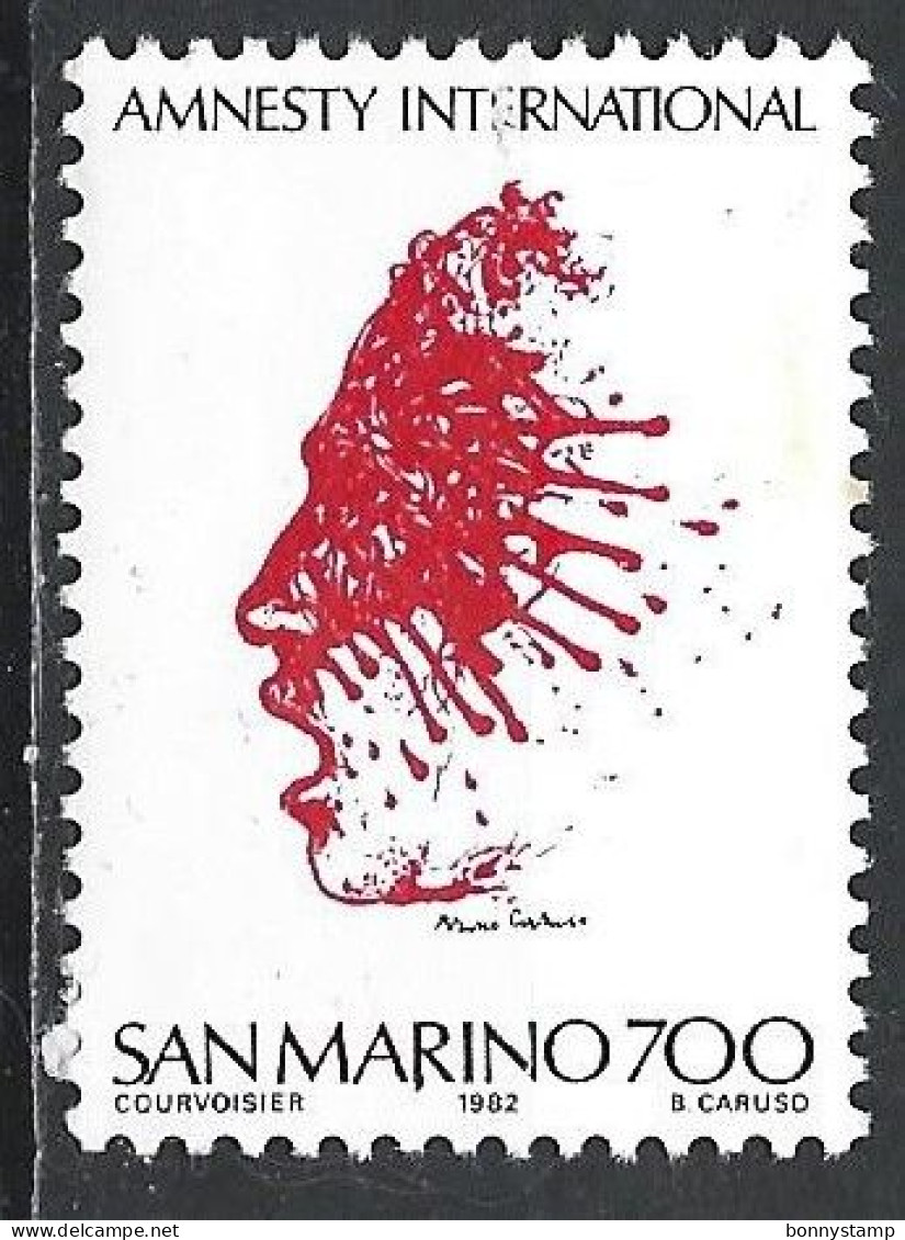 San Marino, 1982 - 700l Amnesty International - Nr.1107 MNH** - Unused Stamps
