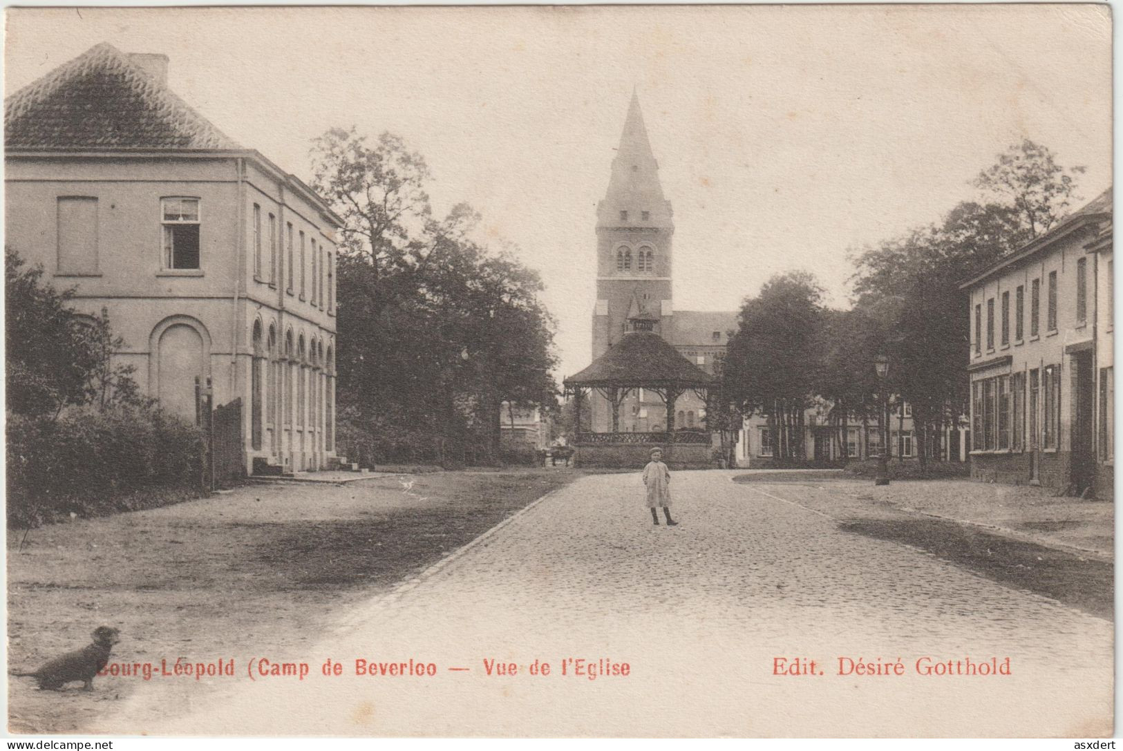 Bourg-Léopold (Camp De Beverloo - Vue De L'Eglise) - Leopoldsburg (Camp De Beverloo)