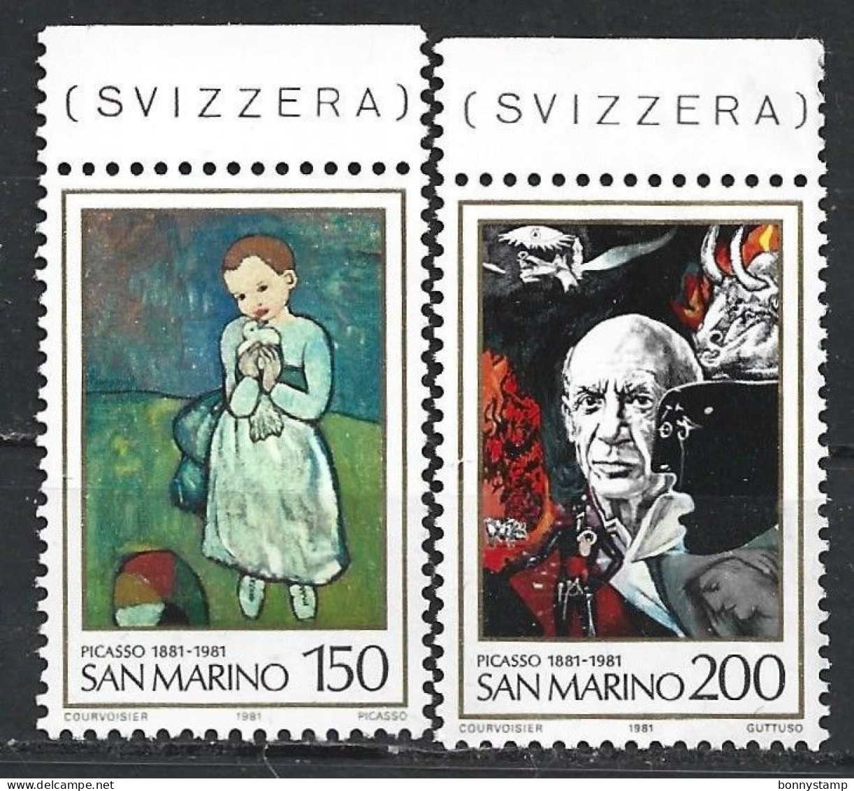 San Marino, 1982 - Pablo Picasso - Nr.1082/1083 MNH** - Ongebruikt