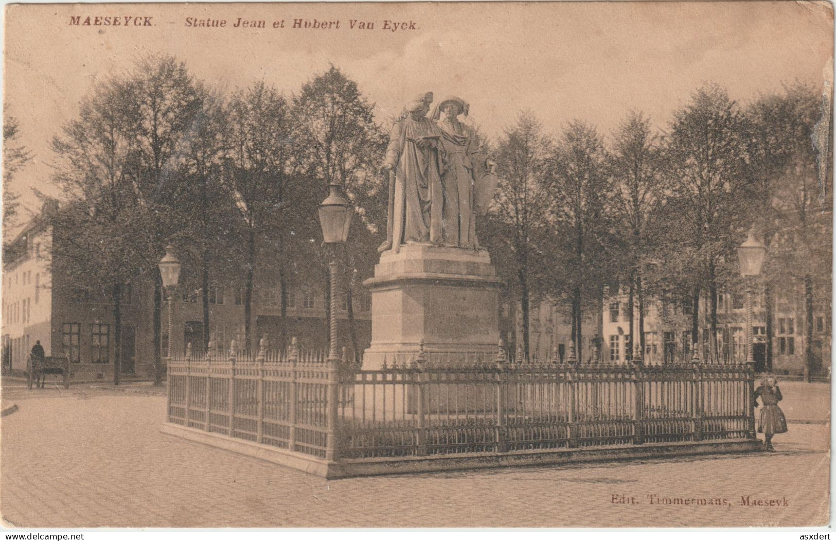 Maaseik - Maeseyck - Jean En Hubert Van Eyck / Vers Montignies Sur Sambre 1912 - Maaseik