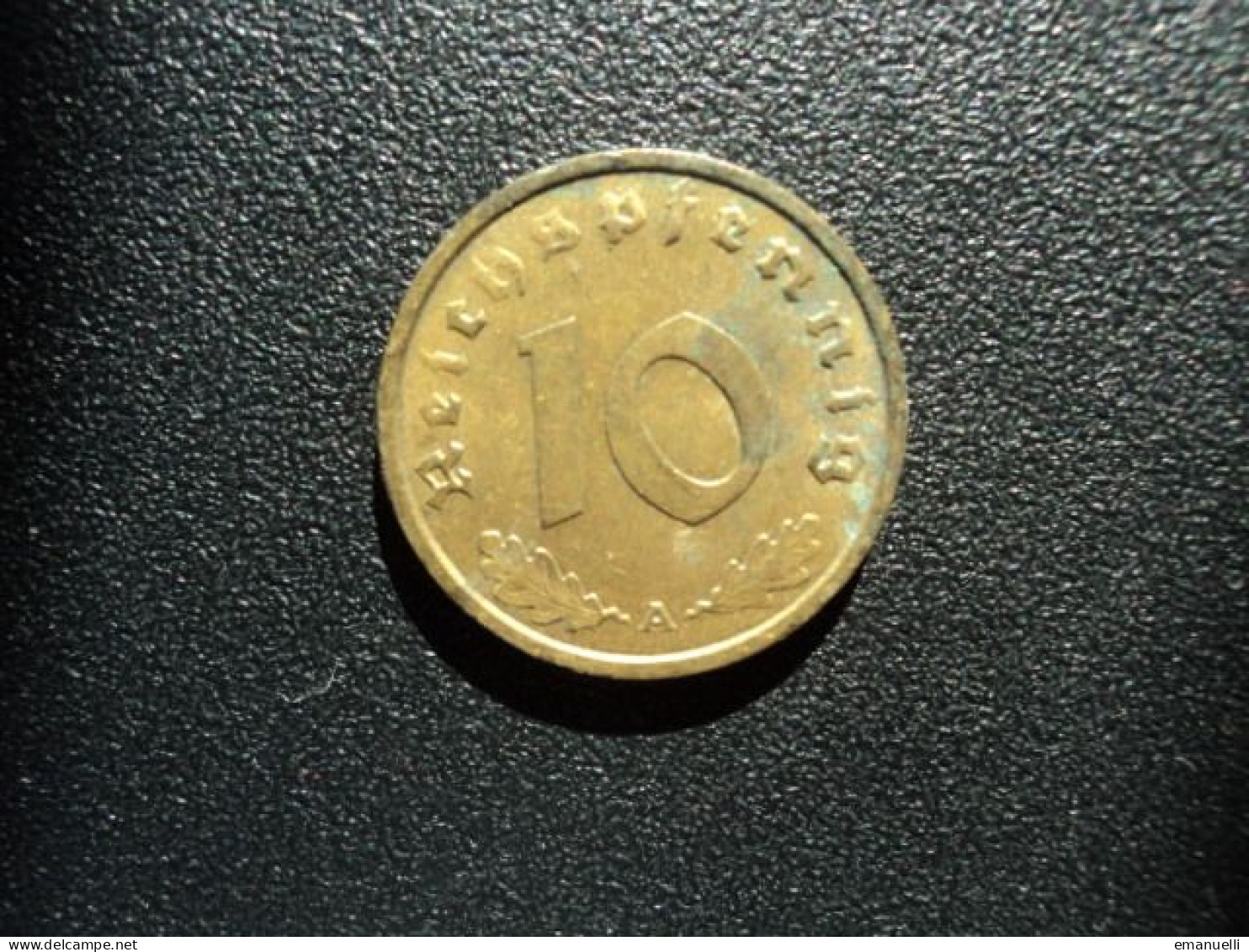 ALLEMAGNE : 10 REICHSPFENNIG   1939 A    KM 92      TTB+ - 10 Reichspfennig