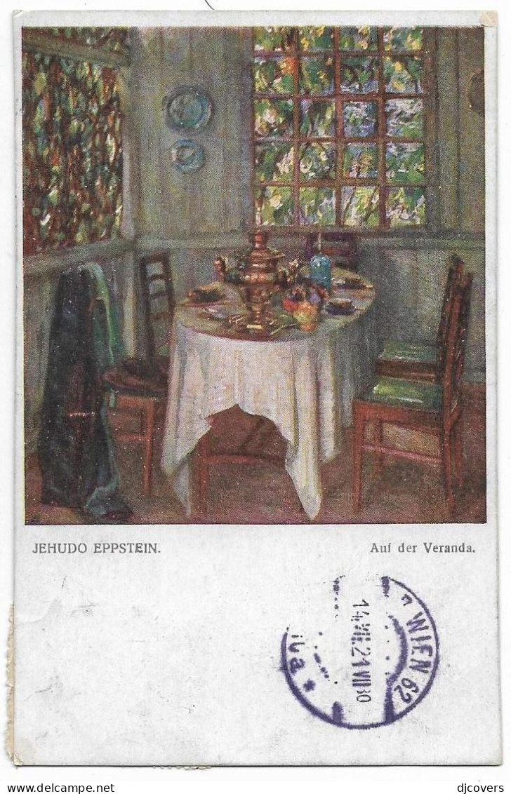 Czechoslovakia 1921 Express Postcard To Vienna Nice Franking 1e1.9 - Lettres & Documents