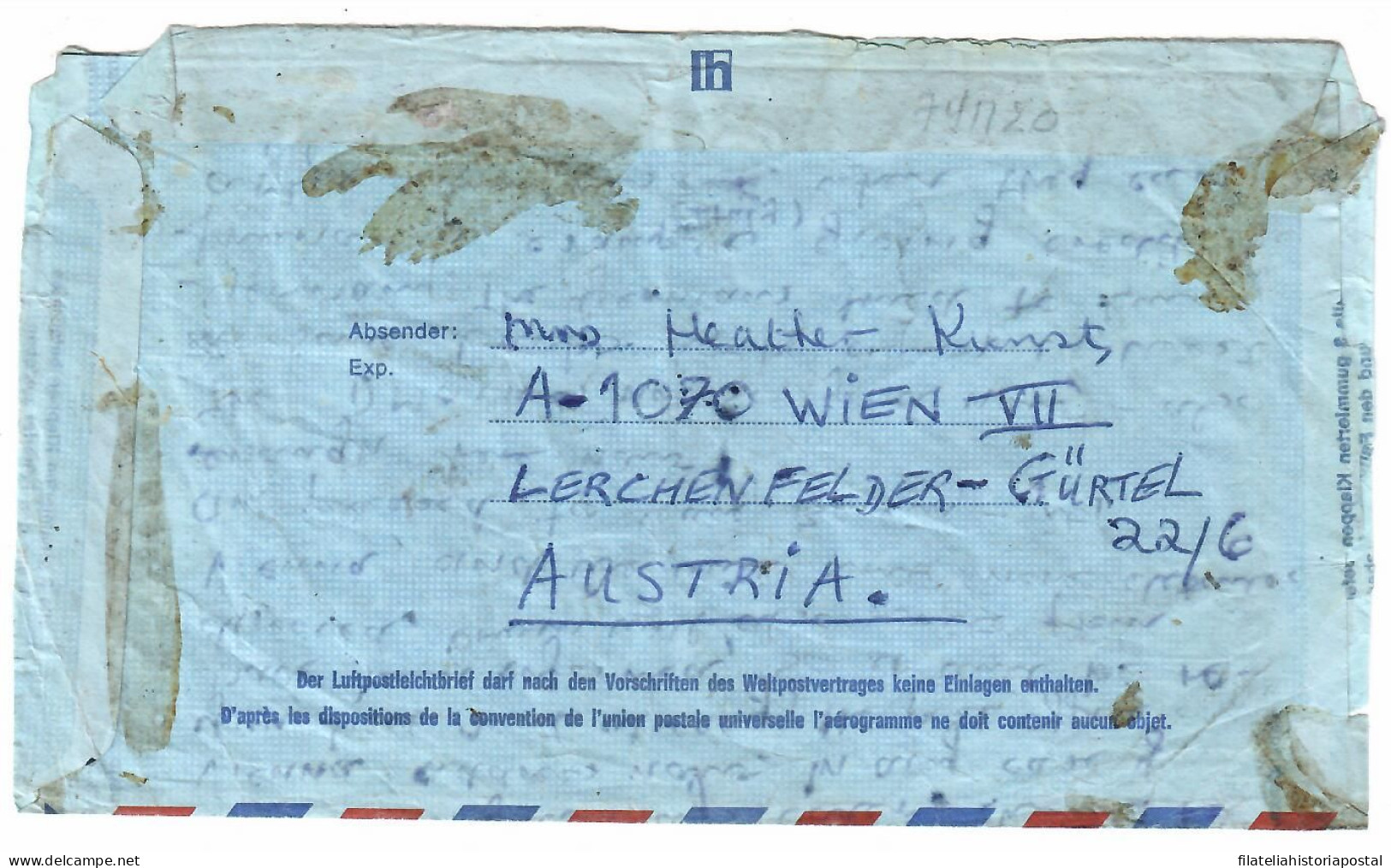 2516 Germany Deutschland ALLEMAGNE 1974 BERLIN TIERVLEI SOUTH AFRICA FRANKFURT AIR MAIL FLIGHT AIRPLANE CRASH ACCIDENT - Cartas & Documentos