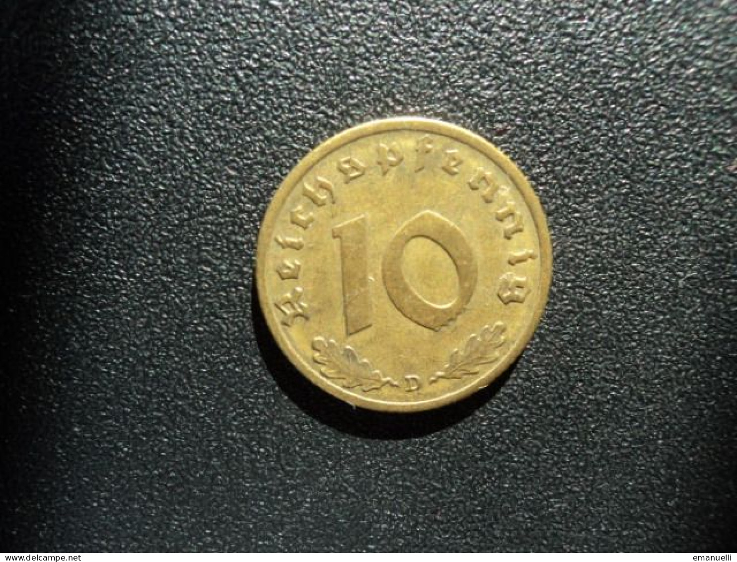 ALLEMAGNE : 10 REICHSPFENNIG   1939 D    KM 92      TTB+ - 10 Reichspfennig
