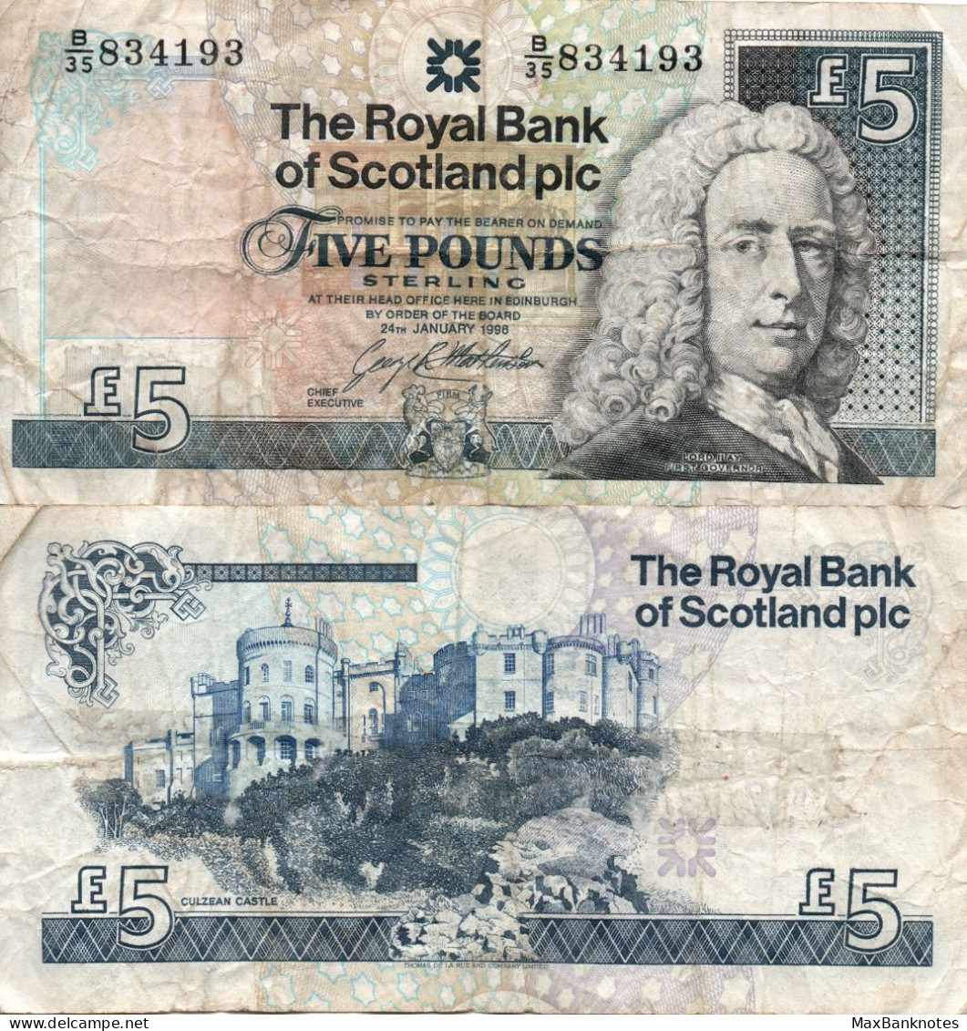 Scotland / 5 Pounds / 1996 / P-352(b) / FI - 5 Pond