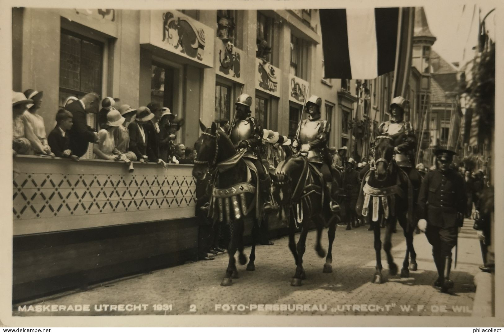 Utrecht /% Maskerade 1931 No. 2 Uitg. Foto Persbureau Utrecht W. F. De Wildt - Utrecht