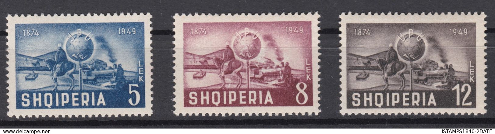 001098/ Albania  1949 U.P.U MNH Set, - Albania