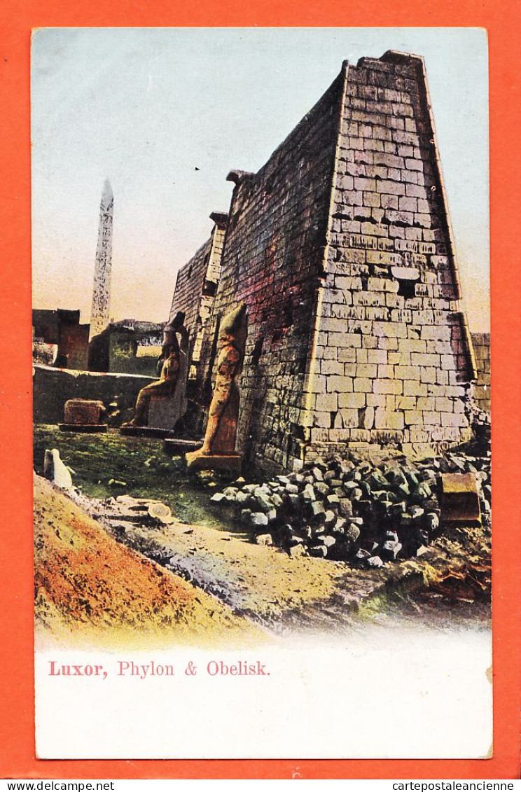 33838 / ⭐LUXOR Egypt ◉ PHYLON & OBELISK Obelisque 1900s ◉ LICHTENSTERN-HARARI L & H Cairo 78 Egypte Louxor Louqsor - Louxor