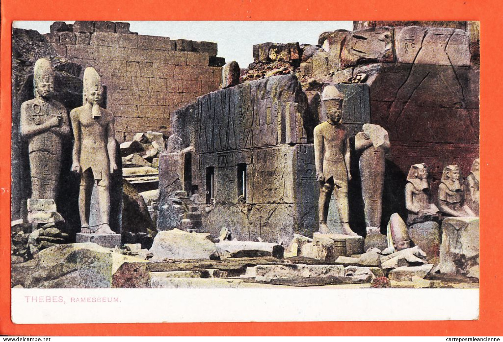 33788 / ⭐ ♥️ Rare THEBES Egypte ◉ RAMESSEUM Ramesseion Vallée Rois ◉ LICHTENSTERN-HARARI Cairo 81 Egypt Louxor Louqsor - Luxor