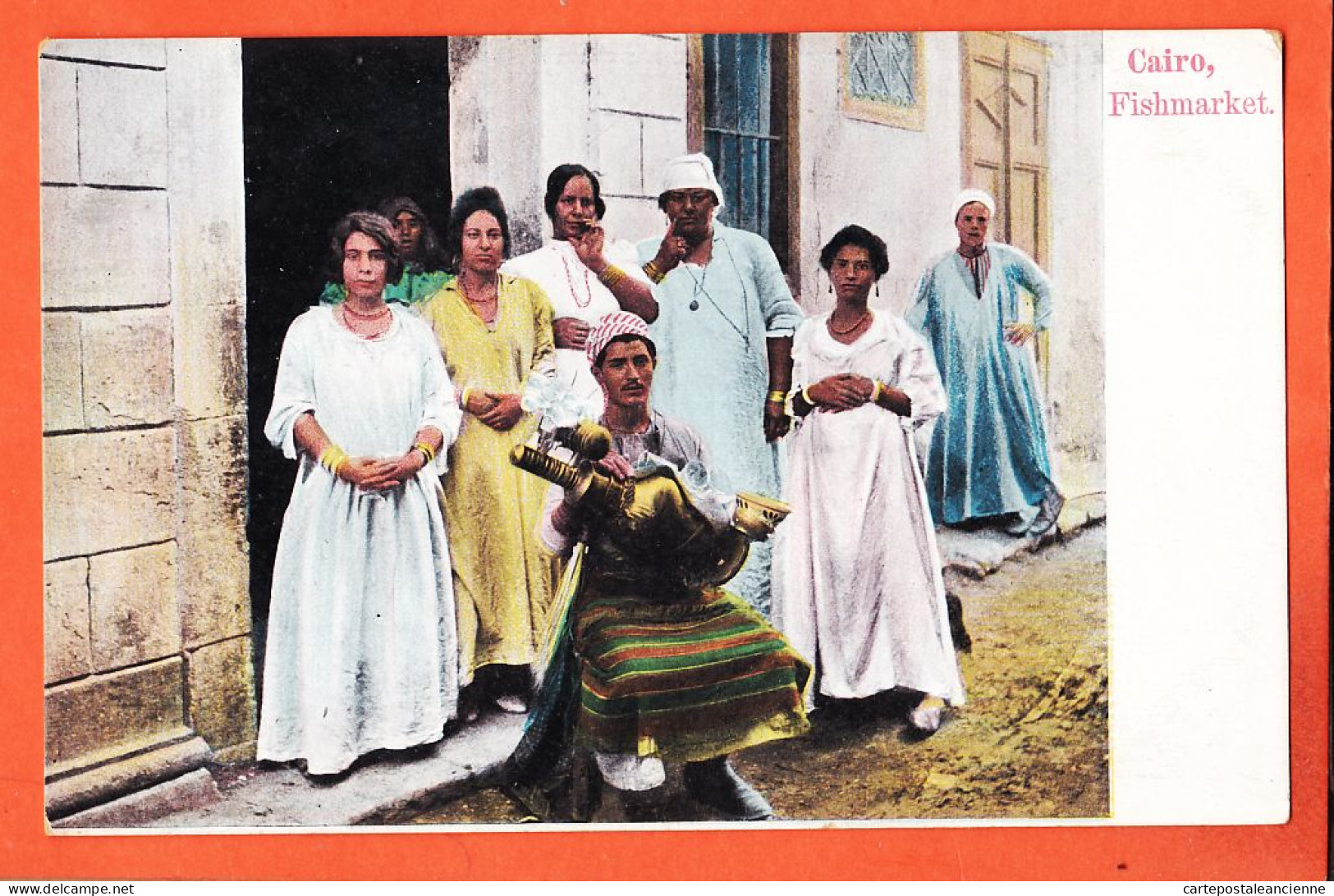 33933 / ⭐CAIRO Egypt ◉ A Fine Street In The Fishmarket ◉ LE CAIRE Rue Du Marché Poissons 1900s ◉ L & H N° 71 - Cairo