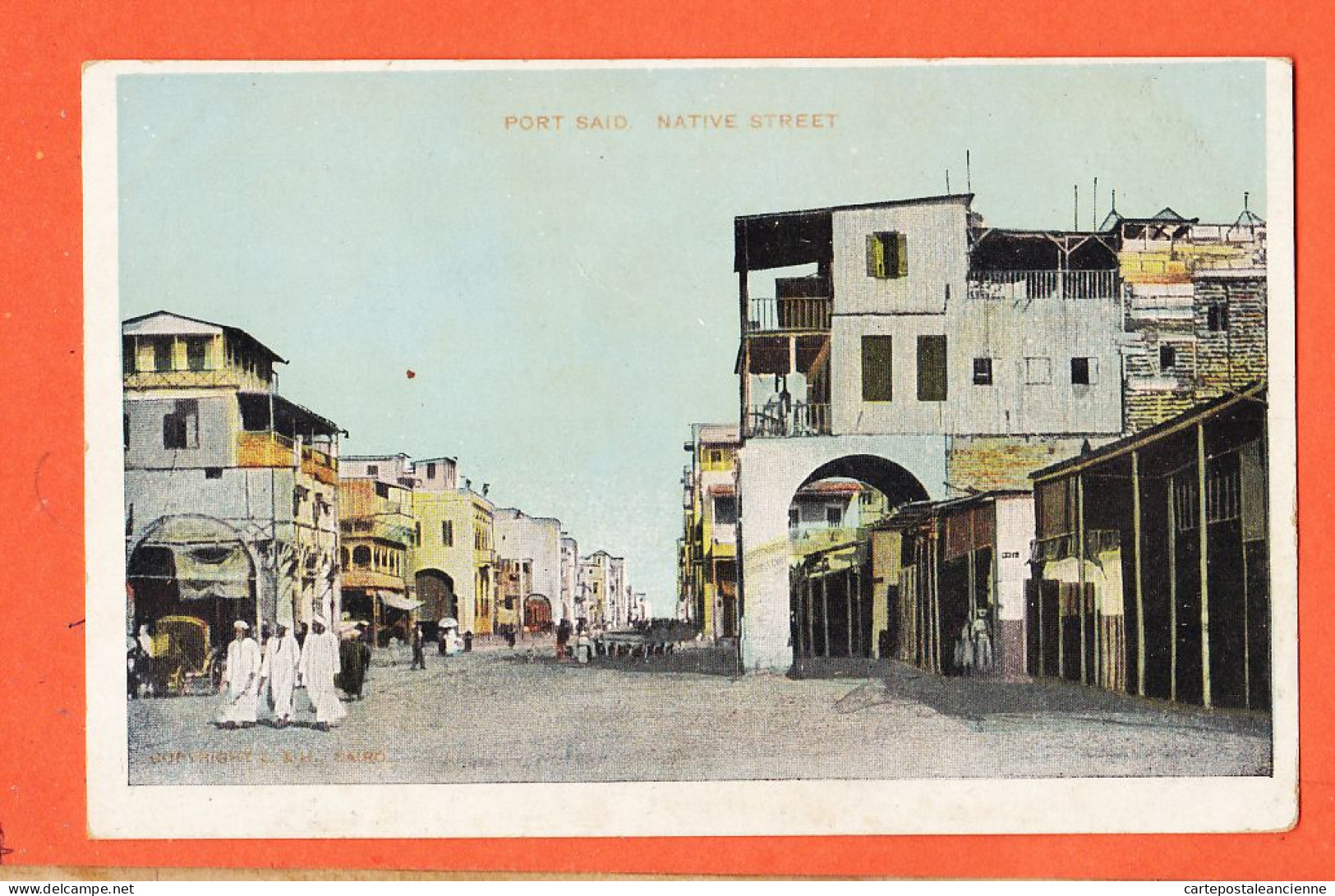33863 / ⭐ PORT-SAID Native Street / Rue Principale 1900s Edition L & M CAIRO Egypte Egypt - Port Said