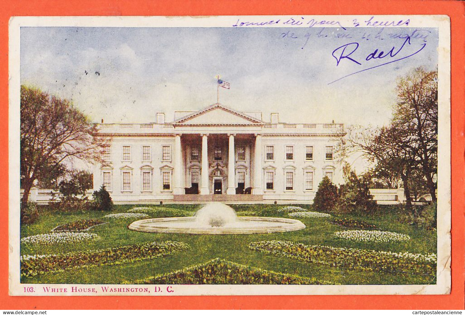 33617 / ⭐ WASHINGTON D.C White House Maison Blanche 1904 à Louis ALBY Rue De La Pompe Paris  / FOSTER REYNOLDS  - Washington DC