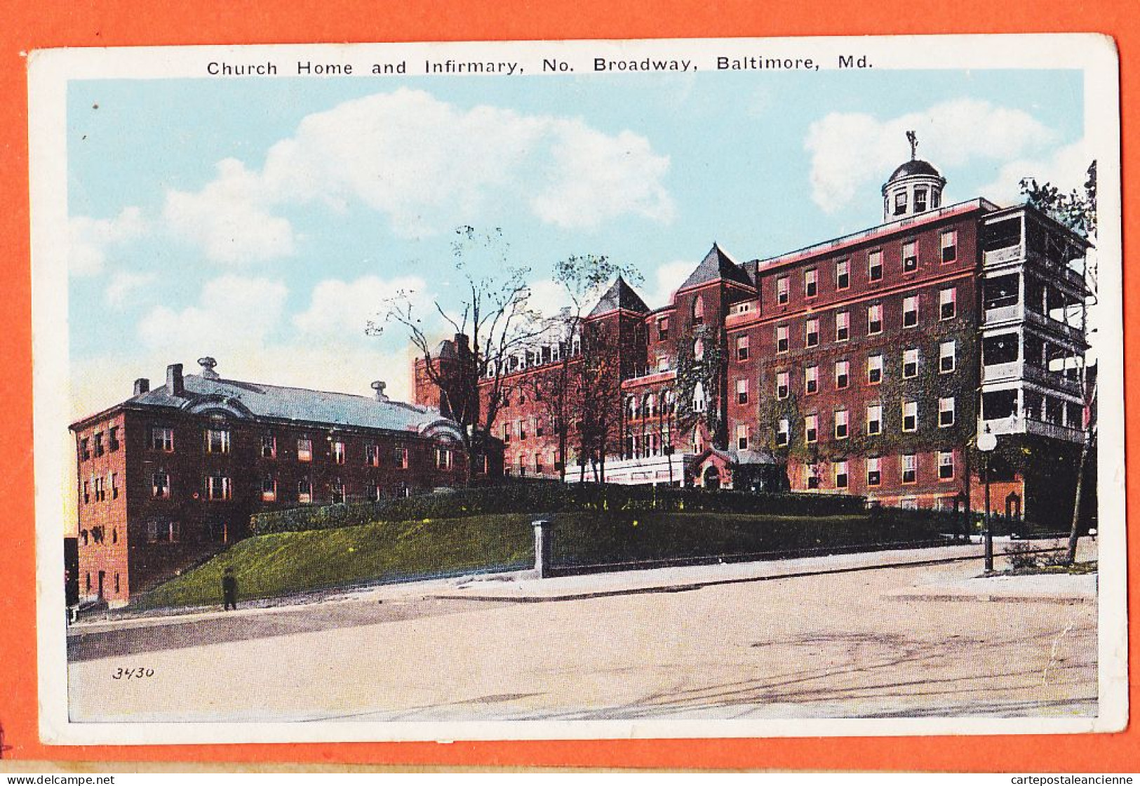 33616 / ⭐ BALTIMORE MA-Maryland Church Home And Infirmary No. BROADWAY 1925 à Veuve LEGER Le Havre Published  USA - Baltimore