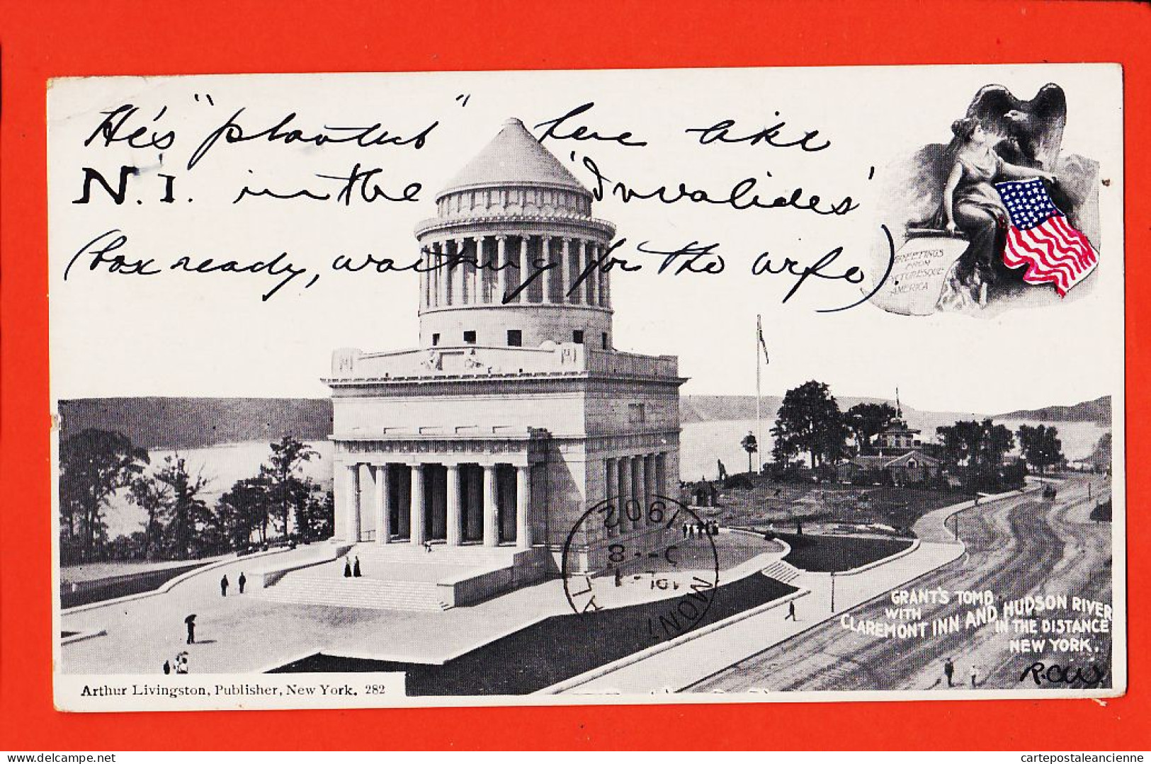 33639 / ⭐ NEW-YORK Manhattan GRANT'S Tomb CLAREMONT Inn HUDSON River 1900s à Melle MILHAU Montreal-LIVINGSTON 282 - Manhattan