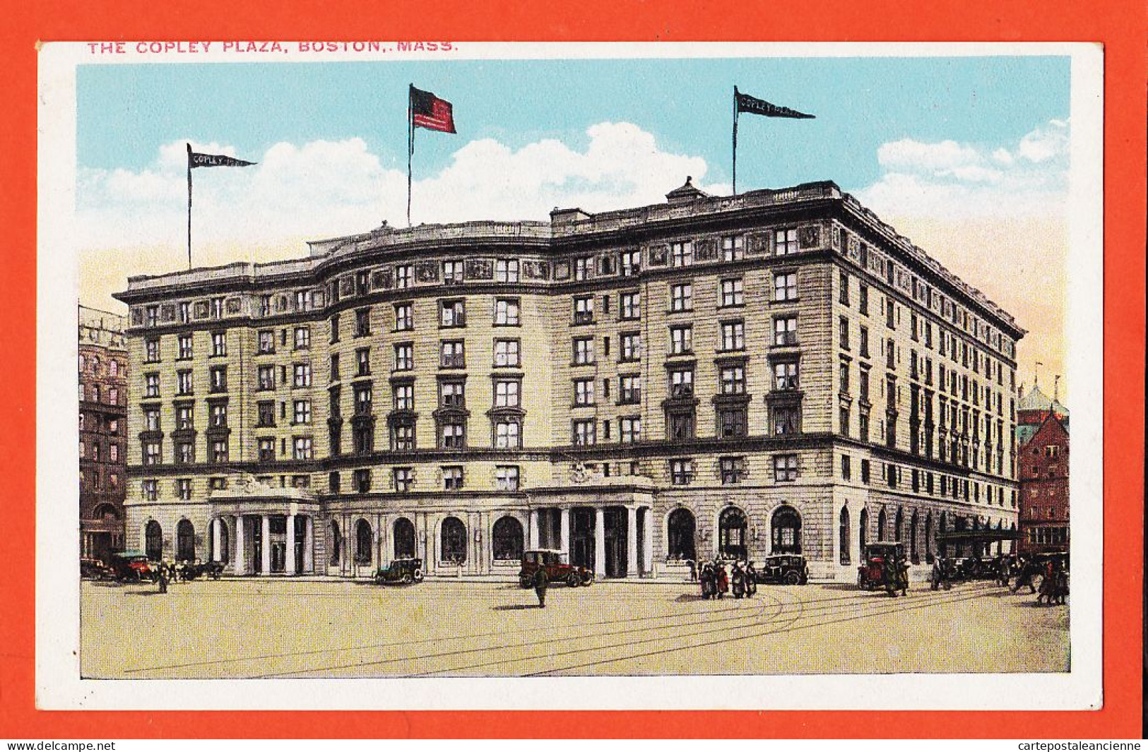 33665 / ⭐ BOSTON Massachusetts The COPLEY PLAZA 1910s Printd BROS. AT CAMBRIDGE Mass U.S.A - Boston