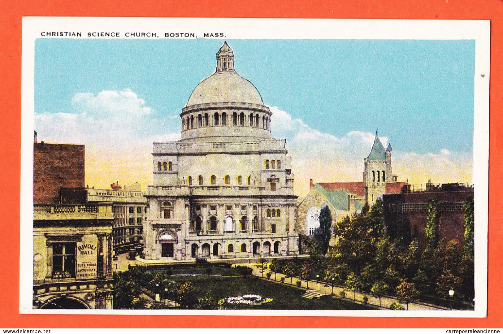 33666 / ⭐ BOSTON Massachusetts Christian Science Church 1910s Printd BROS. AT CAMBRIDGE Mass U.S.A - Boston