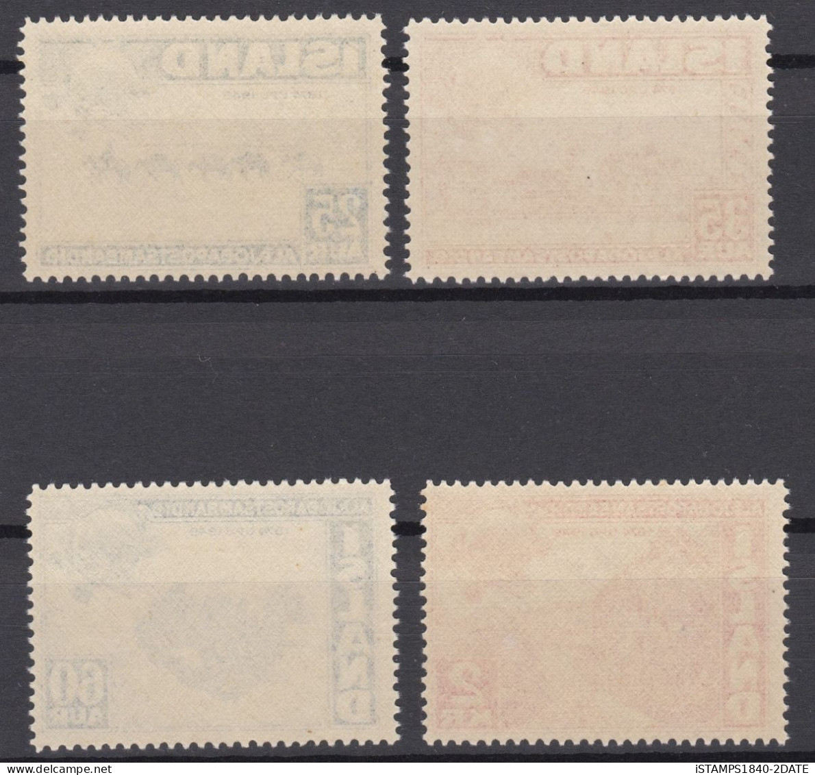 001103/ Iceland 1949 U.P.U MNH Set - Neufs